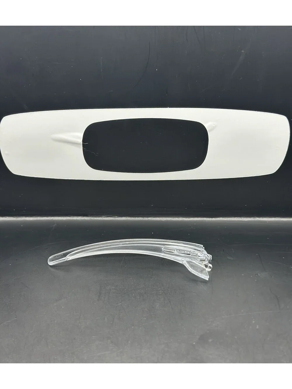 Oakley Batwolf Polished Clear OEM Right Replacement Arm